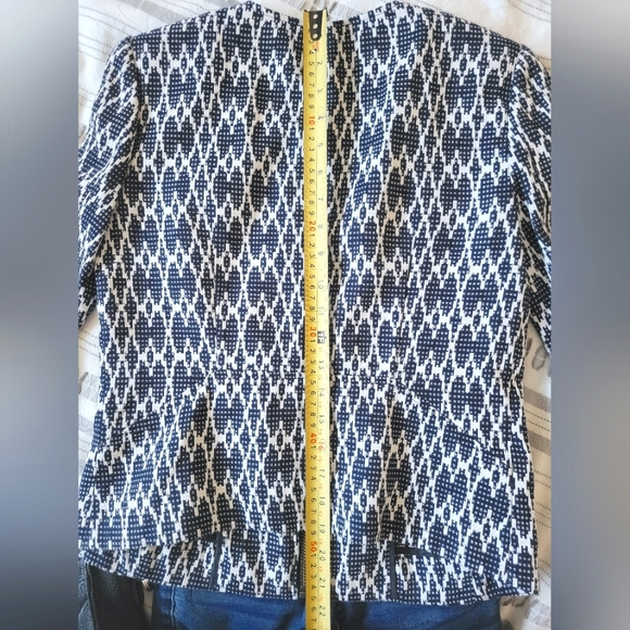 EUC J. Crew Geometric Zip Blazer - Picture 4 of 7